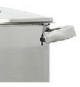 Marmite avec couvercle - MENASTYL - 4615455 - En acier inoxydable - 9 litres - Tous feux dont induction