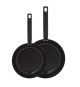 Set de 2 poeles - MENASTYL - 6020297 - En aluminium - 24 et 28 cm - Tous feux dont induction
