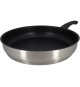 Poele - MENASTYL - 6020247 - En acier inoxydable - 28 cm - Tous feux dont induction