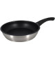 Poele - MENASTYL - 6020244 - En acier inoxydable - 20 cm - Tous feux dont induction
