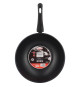 Wok - MENASTYL - 6020252 - En acier inoxydable - 28 cm - Tous feux dont induction