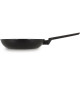 Poele - MENASTYL - 6020636 - En aluminium forgé - 24 cm - Noir - Tous feux dont induction