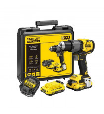 Perceuse visseuse a percussion - STANLEY - SFMCD725D2K-QW - 80 Nm - 18V - 0-500/2000 trs/min