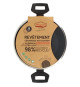 Faitout - MENASTYL - 6020647 - En alumimium forgé - 24 cm - Noir - Tous feux dont induction