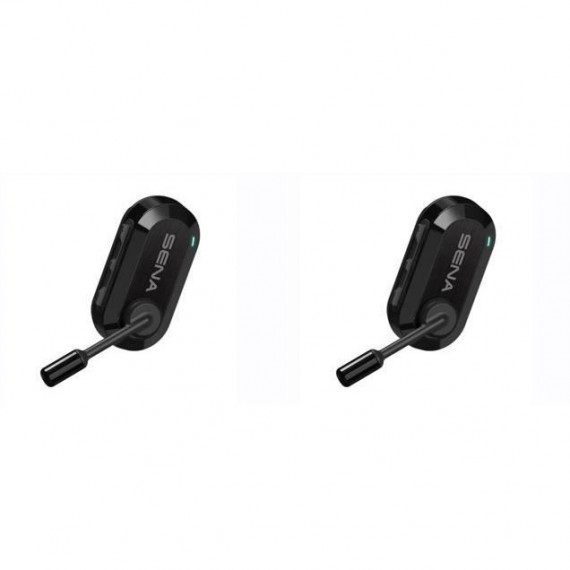 Oreillette - SENA - Bikom 20 duo - Bluetooth - Microphone - Portée 800 m - 7h d'autonomie - USB-C - x 2 - Noir