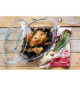Cocotte - PYREX - 1450076 - Ovale - En verre borosilicate - 38 x 23 cm