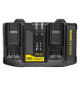 Double Chargeur - 18V 4A - Compatible avec toutes les batteries de la génération Gamme V20 - STANLEY FATMAX, SFMCB24-QW