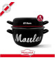 Marmite a moule - MENASTYL - 3645563 - En acier émaillé - Noir - 18 cm - Avec écritures - Tous feux dont induction