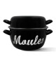 Marmite a moule - MENASTYL - 3645564 - En acier émaillé - Noir - 24 cm - Avec écritures - Tous feux dont induction