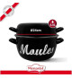 Marmite a moule - MENASTYL - 3645564 - En acier émaillé - Noir - 24 cm - Avec écritures - Tous feux dont induction