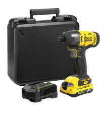 Visseuse a impacts 165 Nm - 18V - 2800 trs/min, 3100 cps/min, LED - Gamme V20 - STANLEY FATMAX, SFMCF800D1K-QW