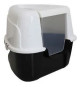 TANIS bac a litiere d'angle - Mpets - Noire & Blanche - XL