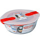 Boîte ronde avec couvercle - PYREX - 1451018 - 20 x 18 cm - 1,1 L - Cook & Heat - Base en verre borosilicate