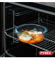 Boîte ronde avec couvercle - PYREX - 1451018 - 20 x 18 cm - 1,1 L - Cook & Heat - Base en verre borosilicate