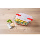 Boîte rectangulaire avec couvercle - PYREX - 1451024 - 23 x 15 cm - 1,1 L - Cook & Heat - Base en verre borosilicate