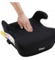 Siege réhausseur auto - BBGO - Dreamcruise - 6 a 12 ans - I-SIZE 125-150 cm - ISOFIX - Noir - Déhoussable et lavable