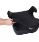Siege réhausseur auto - BBGO - Dreamcruise - 6 a 12 ans - I-SIZE 125-150 cm - ISOFIX - Noir - Déhoussable et lavable