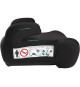 Siege réhausseur auto - BBGO - Kissyrider - 6 a 12 ans - I-SIZE 125-150 cm - Ceinturé - Noir - Déhoussable et lavable