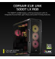 Boîtier PC - CORSAIR - Série iCUE LINK 5000T LX RGB - Moyen tour - Noir