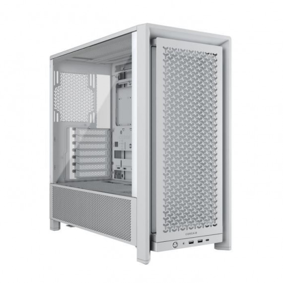 Boîtier PC - CORSAIR - Série FRAME 4000D - Moyen-tour - Blanc