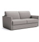 Canapé convertible express - 3 places - SMALL - Tissu como 20 ASH - 168 x 98 x 86 cm
