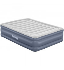 Lit gonflable - BESTWAY - 6713I - Tritech - 2 places, 203 x 152 x 51 cm, pompe électrique intégrée, cadre de lit