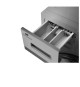Lave-linge hublot - CONTINENTAL EDISON - CELL8140IS1 - 8kg - Moteur induction - 60 cm - 1400 trs/min - Silver