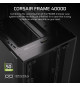 Boîtier PC - CORSAIR - Série FRAME 4000D - Moyen-tour - Noir