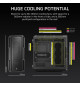 Boîtier PC - CORSAIR - Série 5000T - Moyen tour - Noir