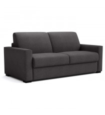 Canapé convertible express - 3 places - BL018 - Tissu como 22 Graphite - 190 x 100 x 87 cm