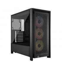 Boîtier PC - CORSAIR - Série FRAME 4000D RS ARGB - Moyen-tour - 3 ventilateurs ARGB - Noir