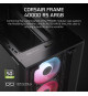 Boîtier PC - CORSAIR - Série FRAME 4000D RS ARGB - Moyen-tour - 3 ventilateurs ARGB - Noir