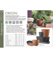 Soucoupe - DEROMA - Origin - 67 x h6 cm - Anthracite