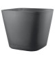 Pot de fleurs carré - DEROMA - Origin - 30 L - Gris