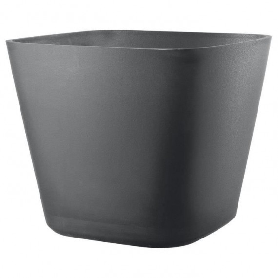 Pot de fleurs carré - DEROMA - Origin - 30 L - Gris