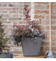 Pot de fleurs carré - DEROMA - Origin - 30 L - Gris