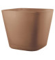Pot de fleurs carré - DEROMA - Origin - 29 L - Terre cuite