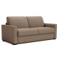 Canapé convertible express - 3 places - BL018 - Tissu como 5 Antelope - 190 x 100 x 87 cm
