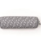 Coussin Polochon - TODAY - CHARME - Imprimé Gris foncé Capucine - 45 x 15 cm