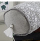 Coussin Polochon - TODAY - CHARME - Imprimé Gris foncé Capucine - 45 x 15 cm