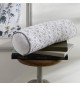 Coussin Polochon - TODAY - CHARME - Imprimé Craie Capucine - 45 x 15 cm