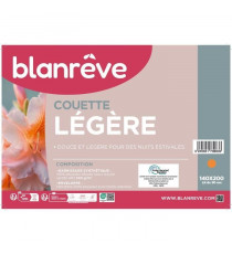 Couette - 140 x 200 cm - BLANREVE - Légere - 83g/m² - Motifs imprimés