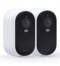 Caméra de surveillance - ARLO - Essential2 2K - Vision nocturne couleur - Autonomie 6 mois - Pack de 2