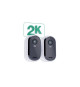 Caméra de surveillance - ARLO - Essential2 2K - Vision nocturne couleur - Autonomie 6 mois - Pack de 2