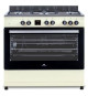 Cuisiniere piano four multifonctions catalyse - CONTINENTAL EDISON - CECP9060CD - 95 L - L90 x H85 cm - Creme / Inox