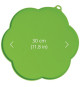 CAT IT Napperon en forme de fleur - Format moyen - Vert - Pour chat