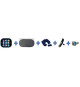 Pack voiture été - HTC EQUIPEMENT - Départ en vacances - Inclu : pare-soleil, coussin nuque, support tablette