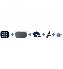 Pack voiture été - HTC EQUIPEMENT - Départ en vacances - Inclu : pare-soleil, coussin nuque, support tablette