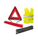 Pack sécurité - HTC EQUIPEMENT - Jeunes conducteurs -  1 gilet de sécurité + 1 triangle, 1 transmetteur fm, 1 disque électros…