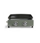 Livoo Plancha gaz 5000w plaque acier émaillé 45.5x35.5cm - DOC323